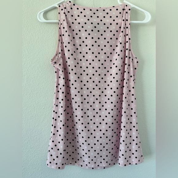 Kasper Pink Pleated Sleeveless Blouse NWOT size M - Picture 2 of 5